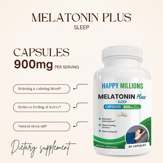 MELATONIN PLUS (SLEEP) Happy Millions