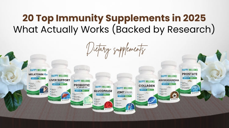 20 Top Immunity Supplements in 2025: What Actually Works (Backed by Research)