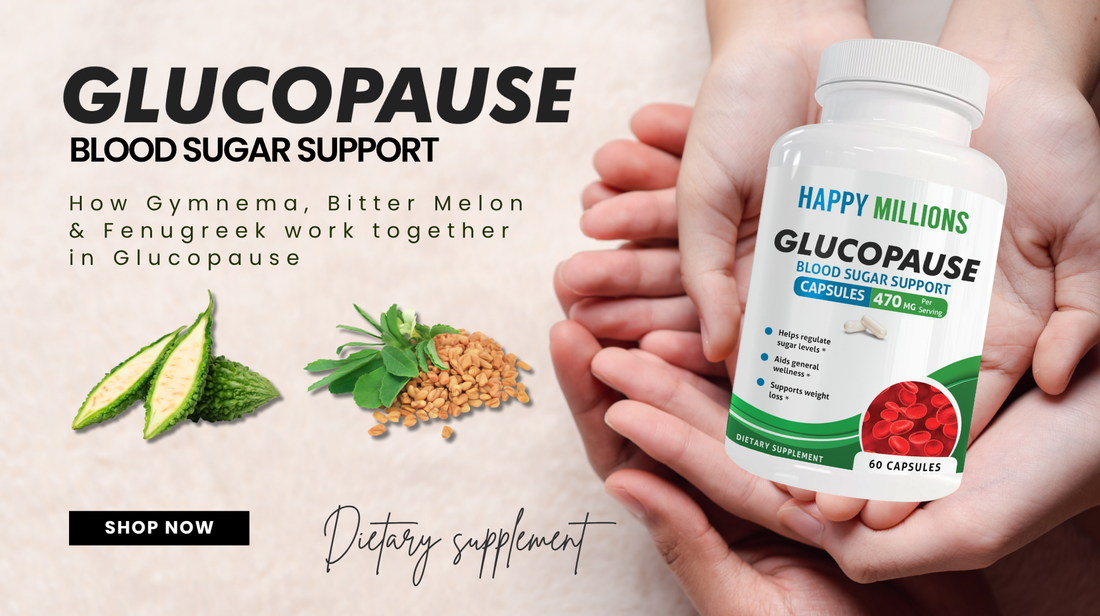 How Gymnema, Bitter Melon & Fenugreek Work Together in GlucoPause