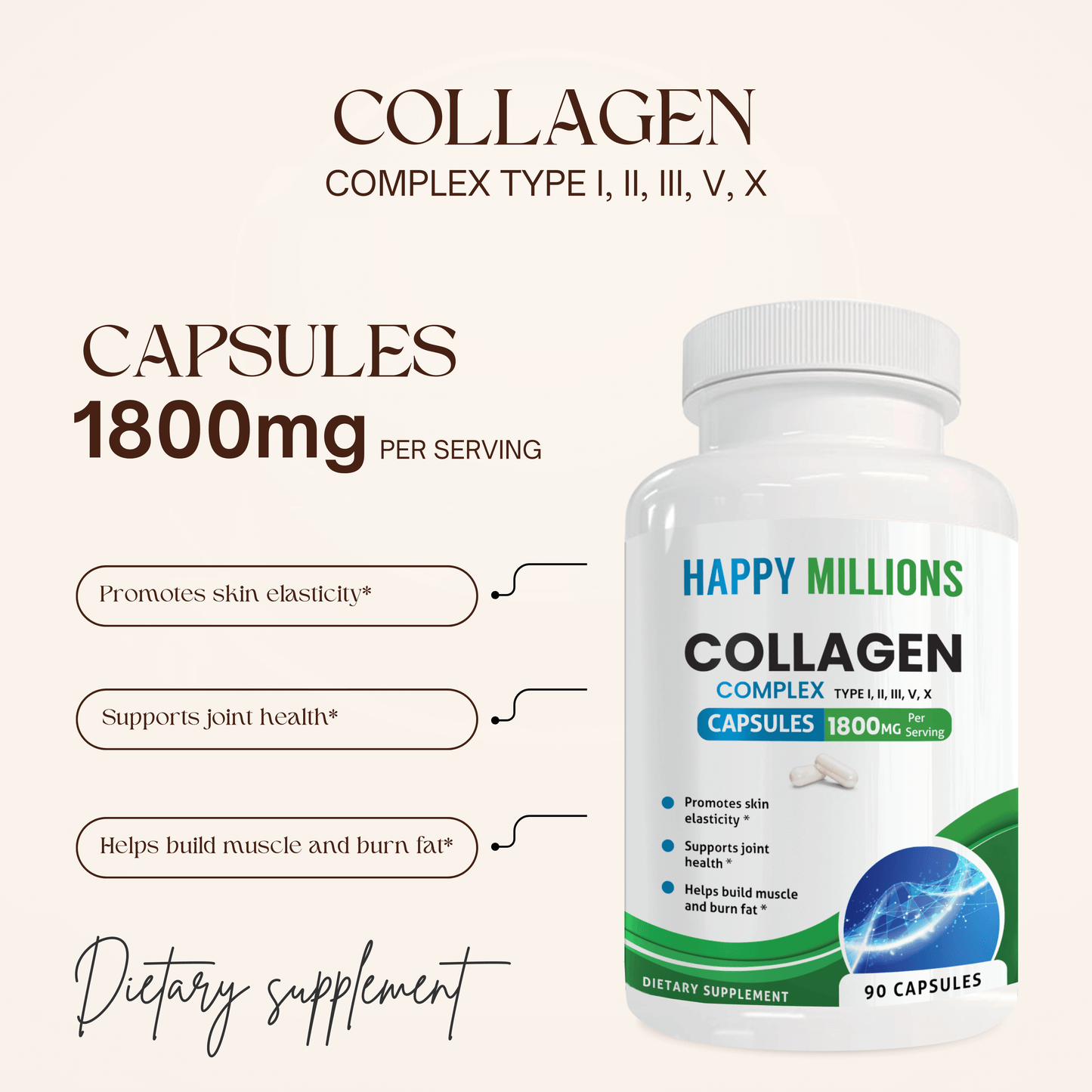 COLLAGEN COMPLEX & LIVER SUPPORT Happy Millions