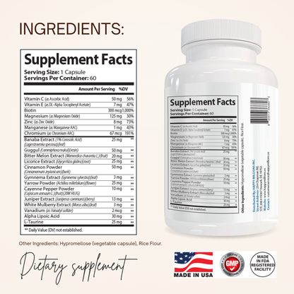 GLUCOPAUSE & PROSTATE SUPPORT Happy Millions